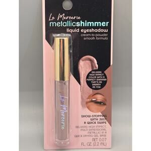LE MERCERIE Metallic Shimmer LIQUID EYESHADOW Cream To Powder Formula 2.2ml
